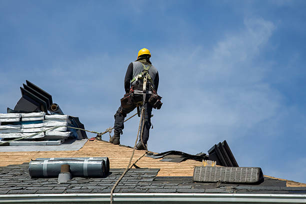 Professional Roof Replacement technician working in Nordland, WA